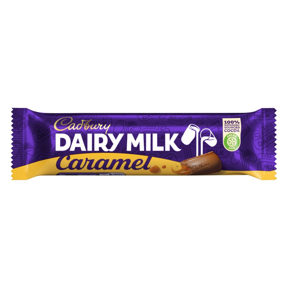 Cadbury Dairy Milk Caramel Chocolate Bar, 45g