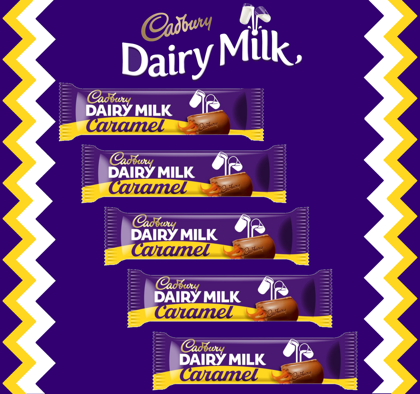 Cadbury Dairy Milk Caramel Chocolate Bar, 45g