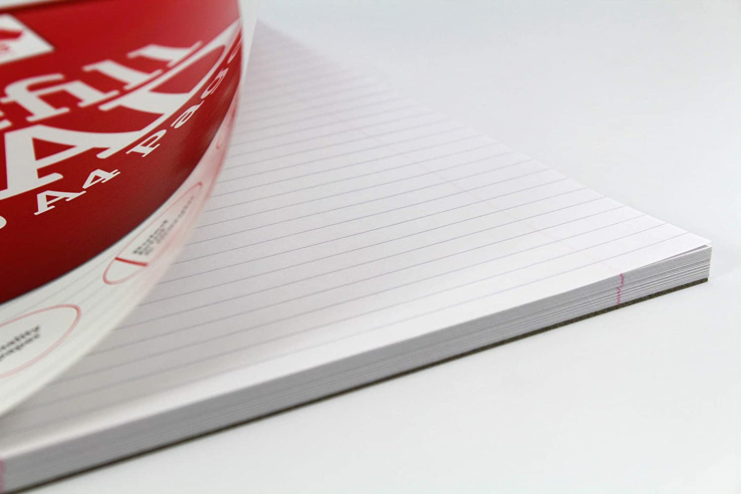 Silvine Red Cover (Ruled, Feint and Margin) A4 Refill Pad
