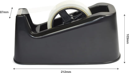 Rapesco RPTD500B Germ-Savvy Antibacterial, 500 Heavy Duty Tape Dispenser