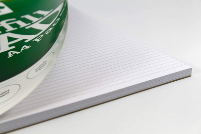 Silvine Green Cover (Ruled, Narrow Feint) A4 Refill Pad