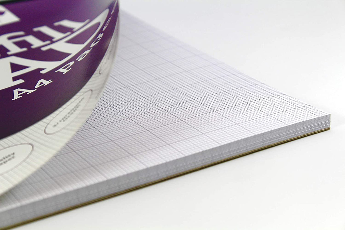 Silvine Purple Cover (Graph) A4 Refill Pad